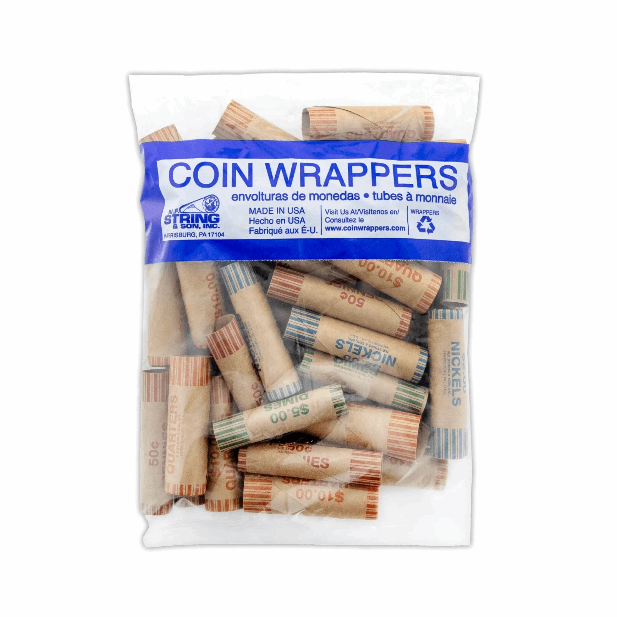 Assorted Coin Wrappers 50/36ct