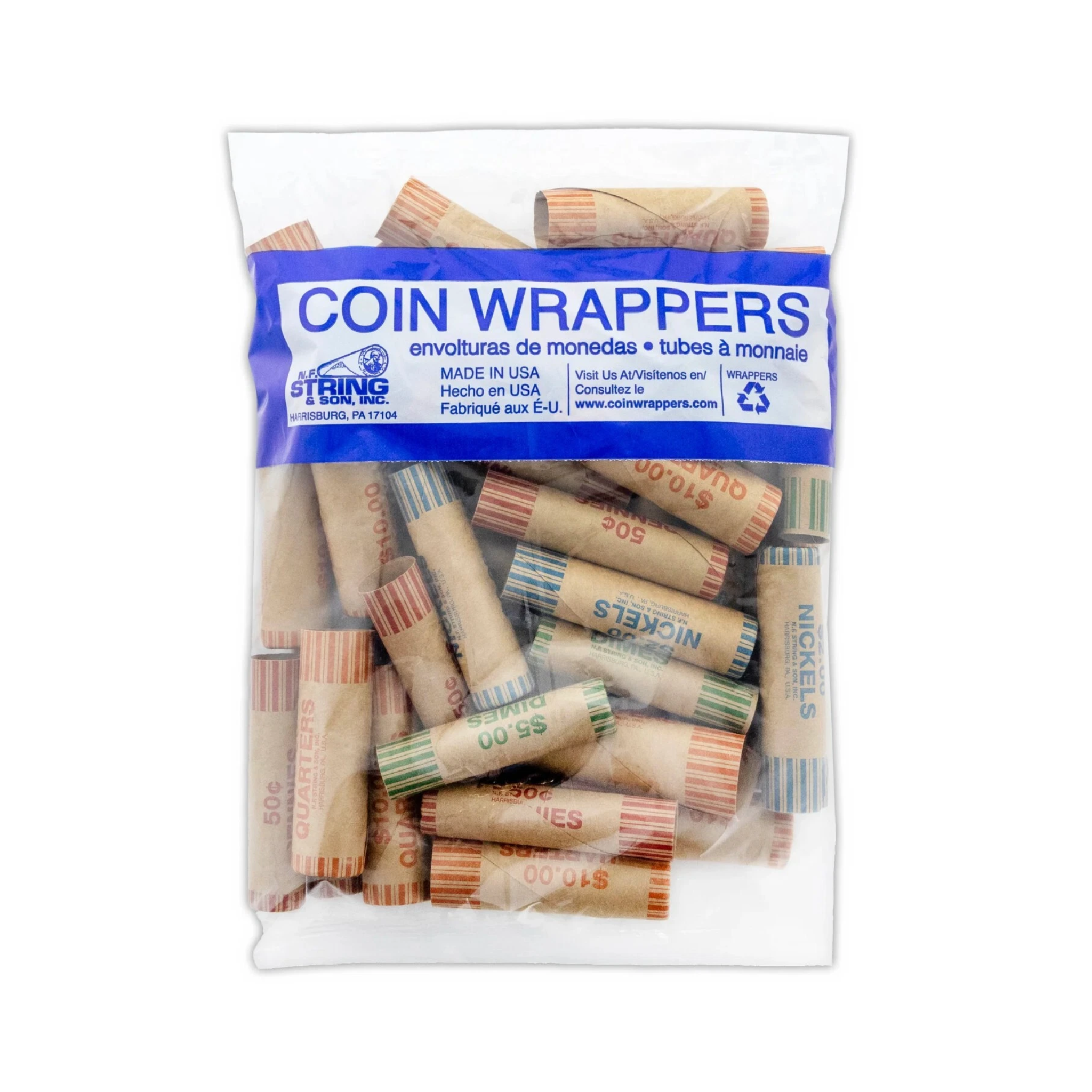 Assorted Coin Wrappers 50/36ct