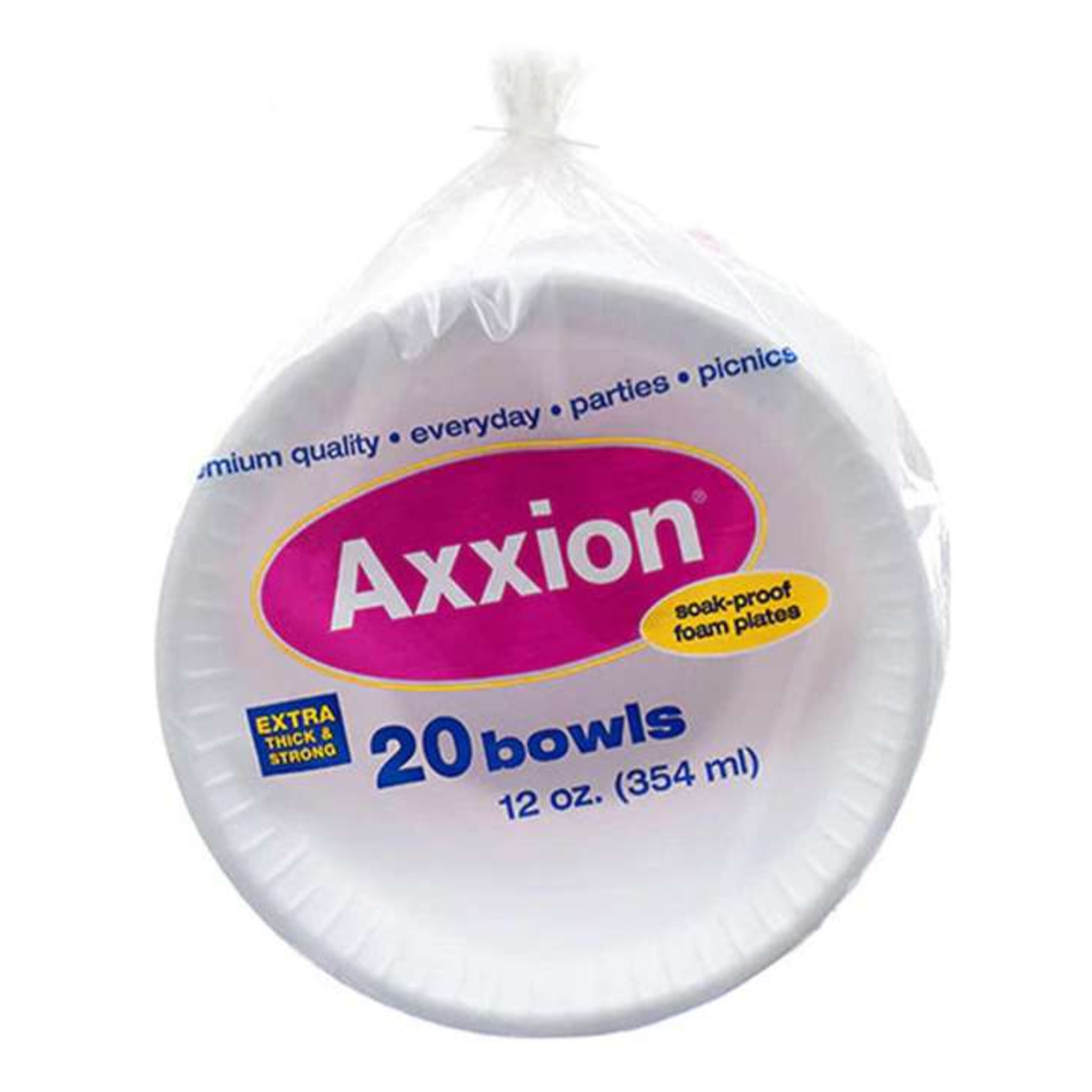 Axxion Foam Bowls 48/20ct/12oz
