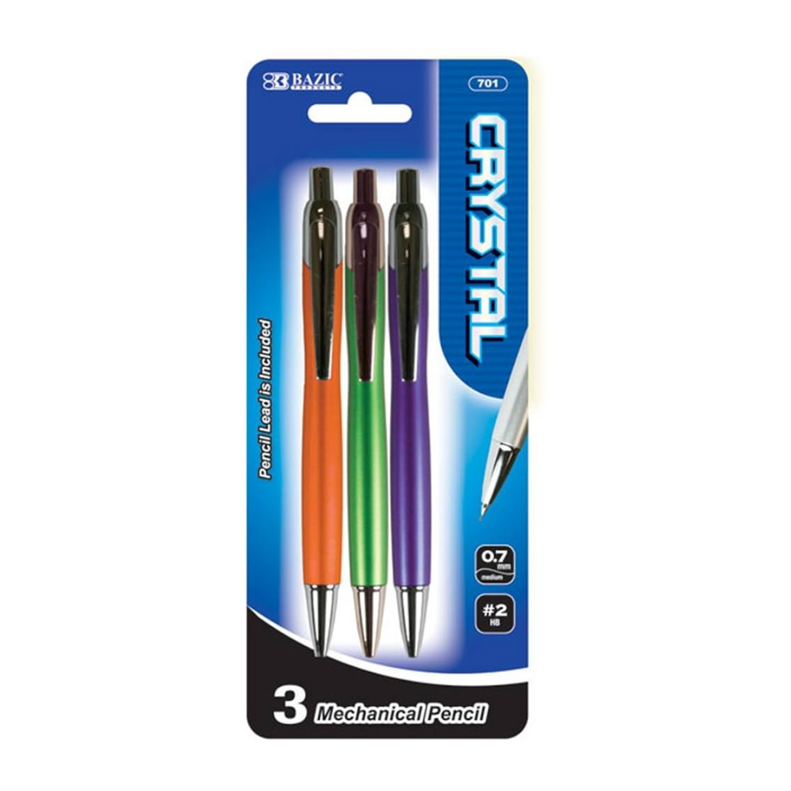 Bazic Crystal Mechanical Pencil 12/1ct
