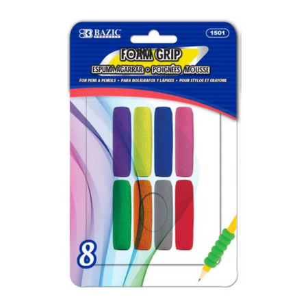 Bazic Foam Grips 12/8ct