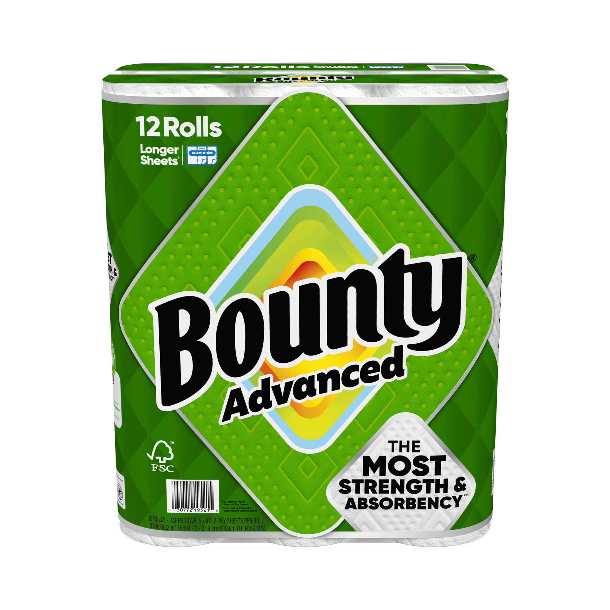 Bounty Advanced Paper Towel 12/103ct