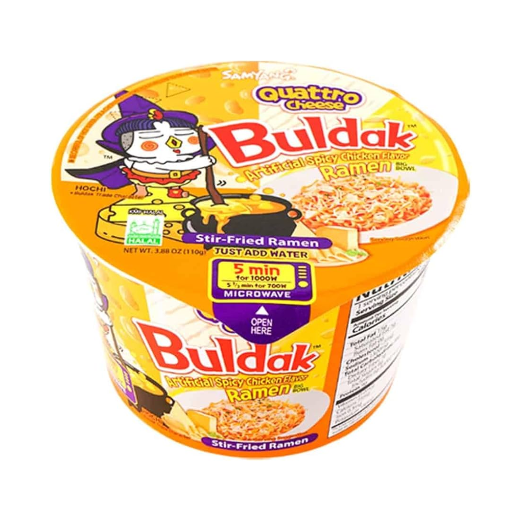 Buldak Bowl Quattro Cheese 6/3.7oz
