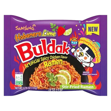 Buldak Habanero Lime 4/5ct/4.94oz