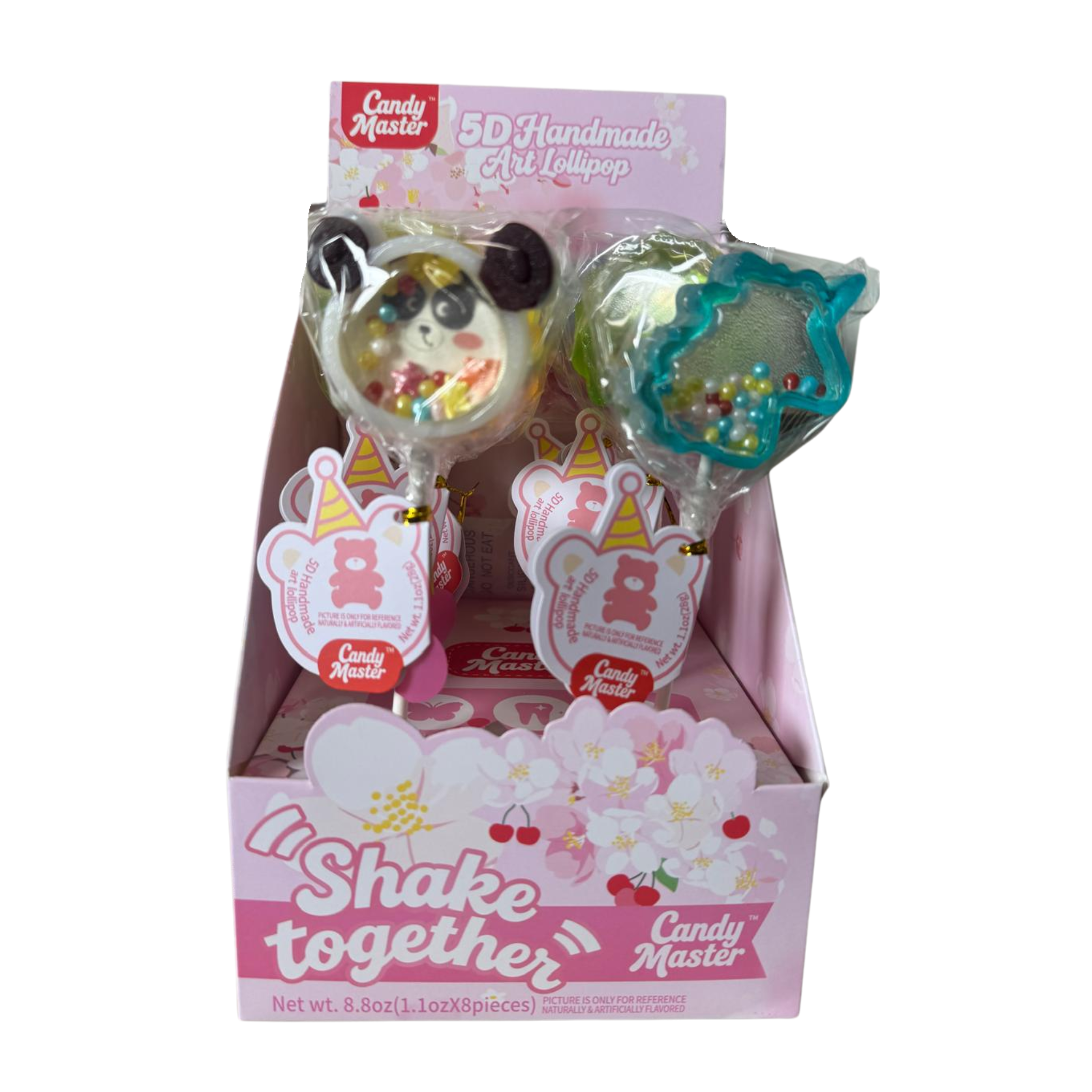 Candy Master 5D Art Animal Lollipop 8/1ct