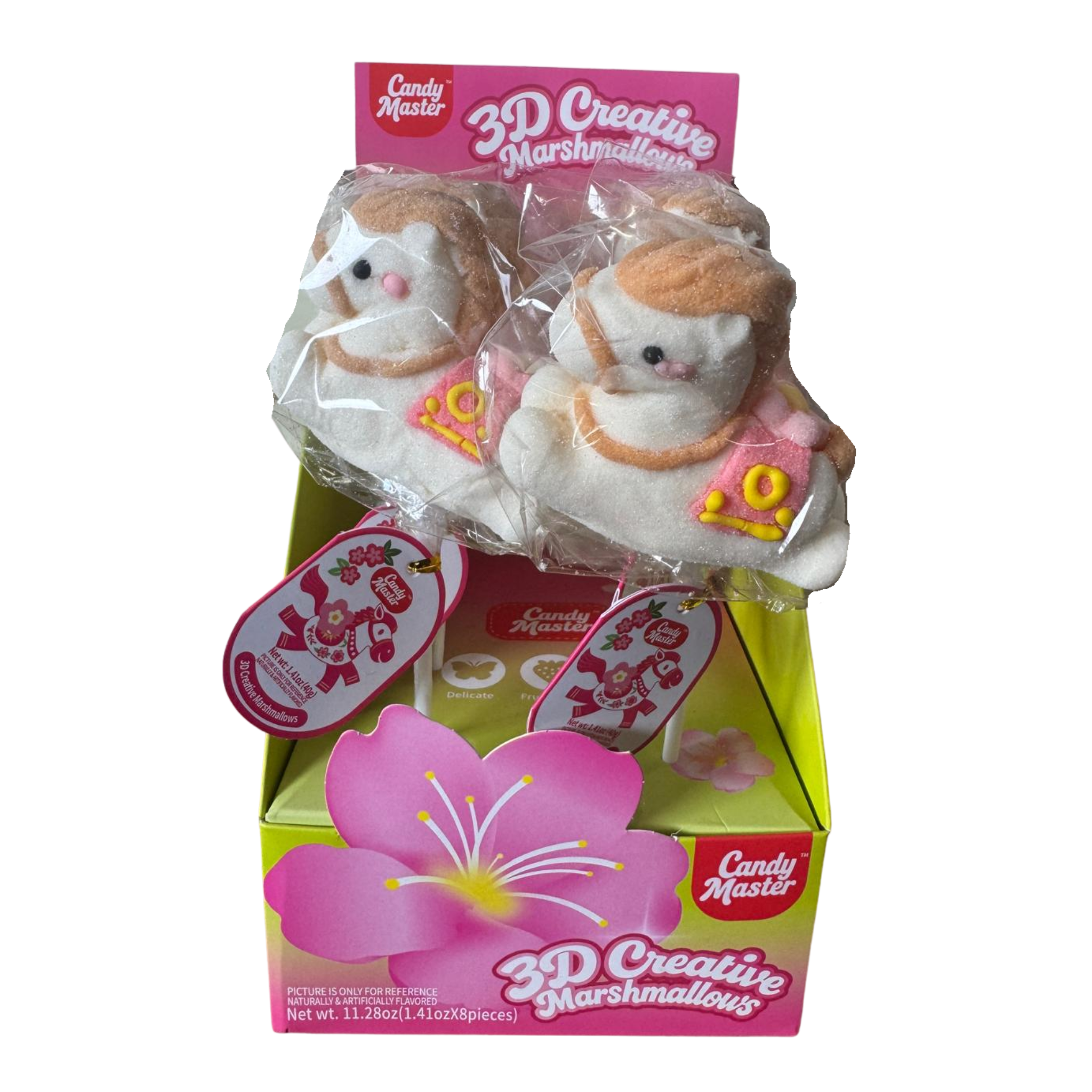 Candy Master Marshmallow Pony 8/1ct