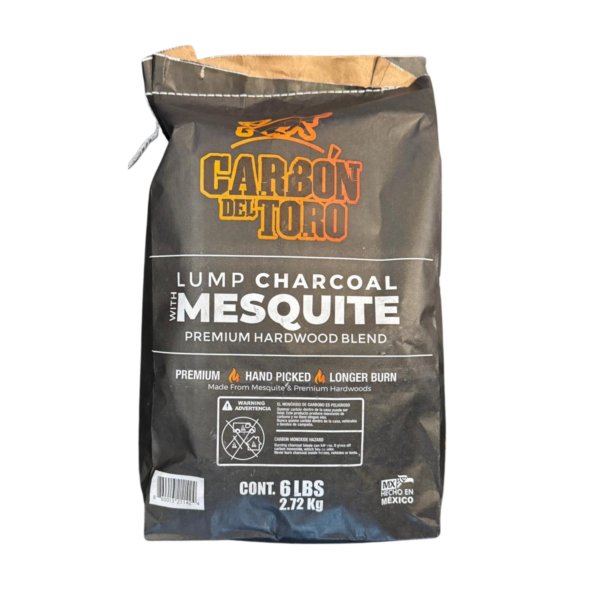 Carbon Del Toro Mesquite Charcoal 6lb Pallet