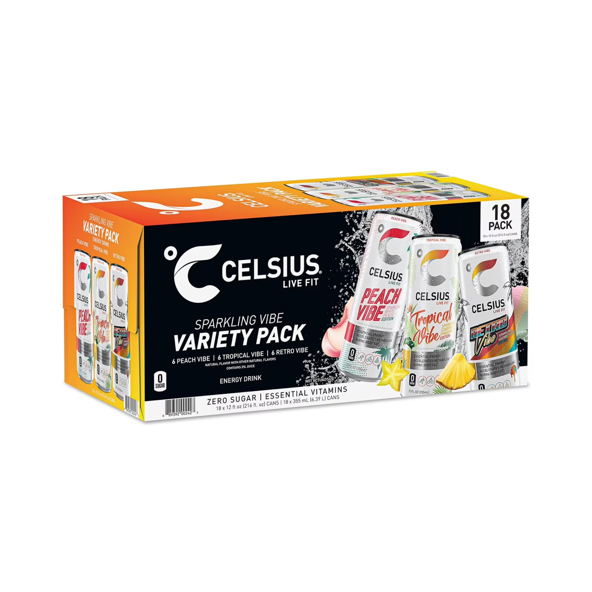 Celsius Live Fit Variety Pack 18/12oz +0.90CRV