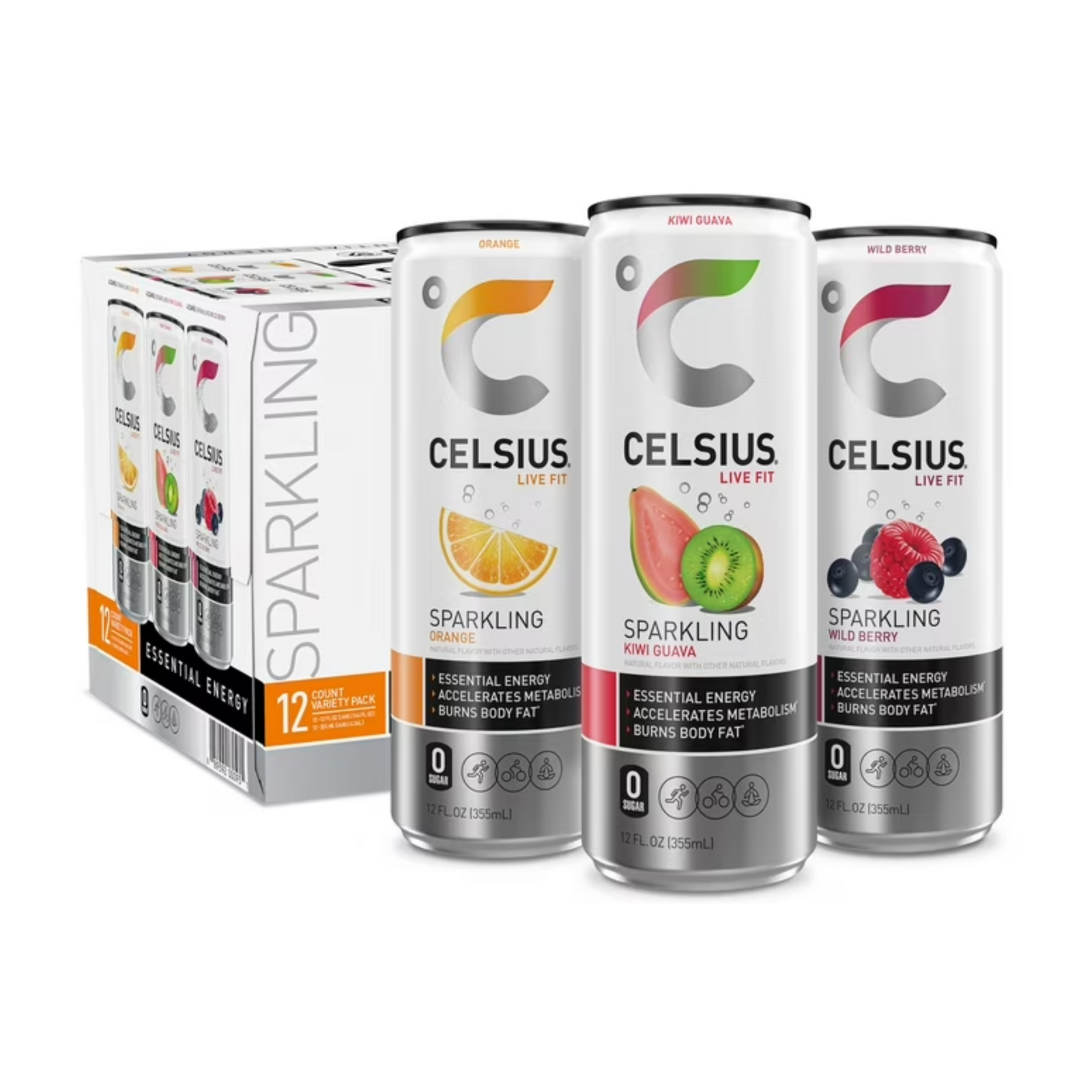 Celsius Live Fit Variety Pack 12/12oz +0.60CRV