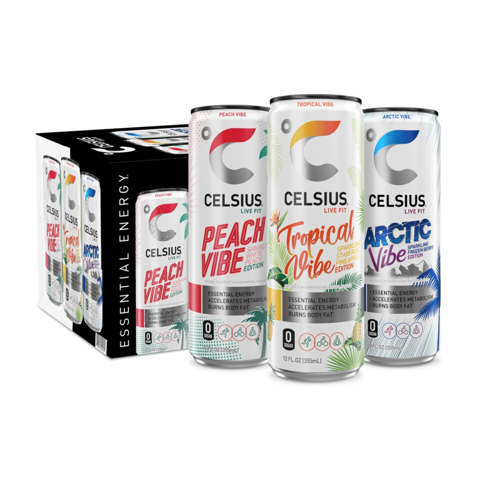 Celsius Vibes Variety Pack2 12/12oz +0.60CRV