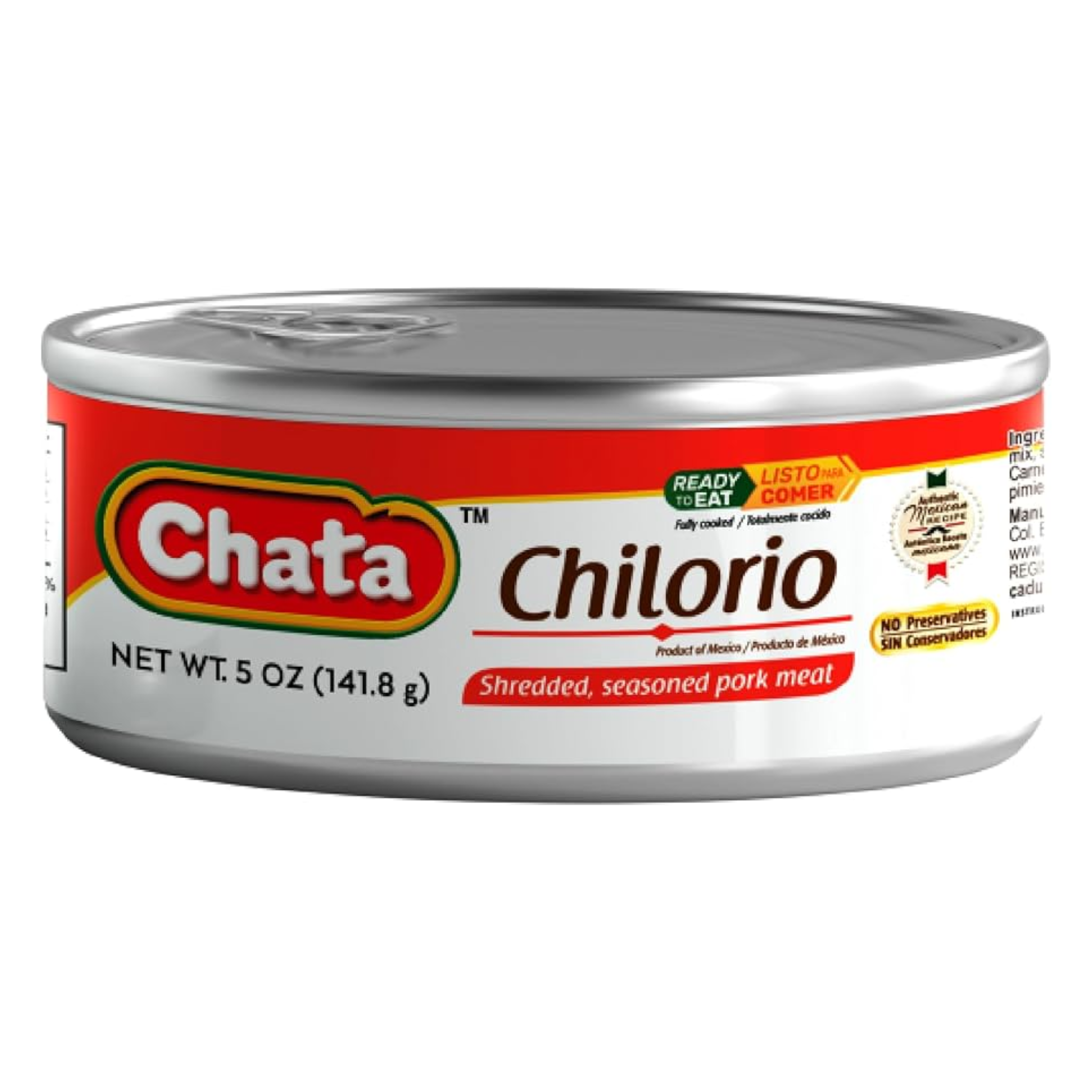 Chata Chilorio Pork 12/5oz