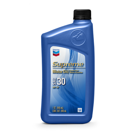 Chevron Supreme Motor Oil SAE30 6/1qt