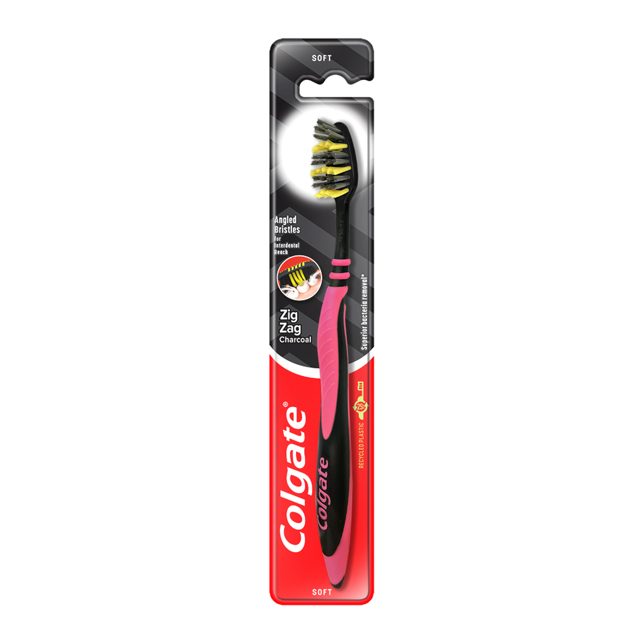 Colgate TB Zig Zag Charcoal 12/1ct