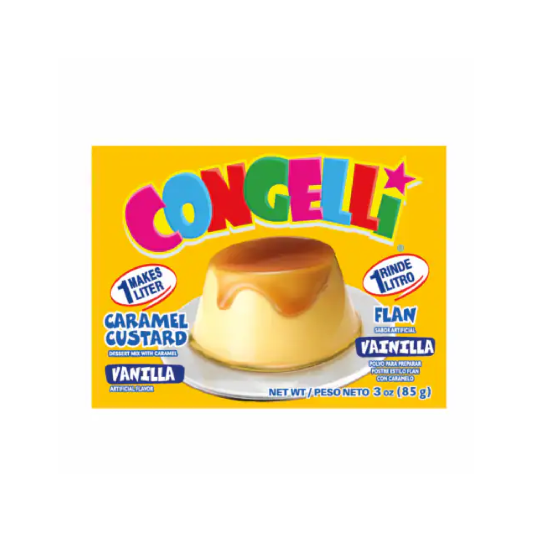 Congelli Vanilla Flan w/ Caramel 24/3oz