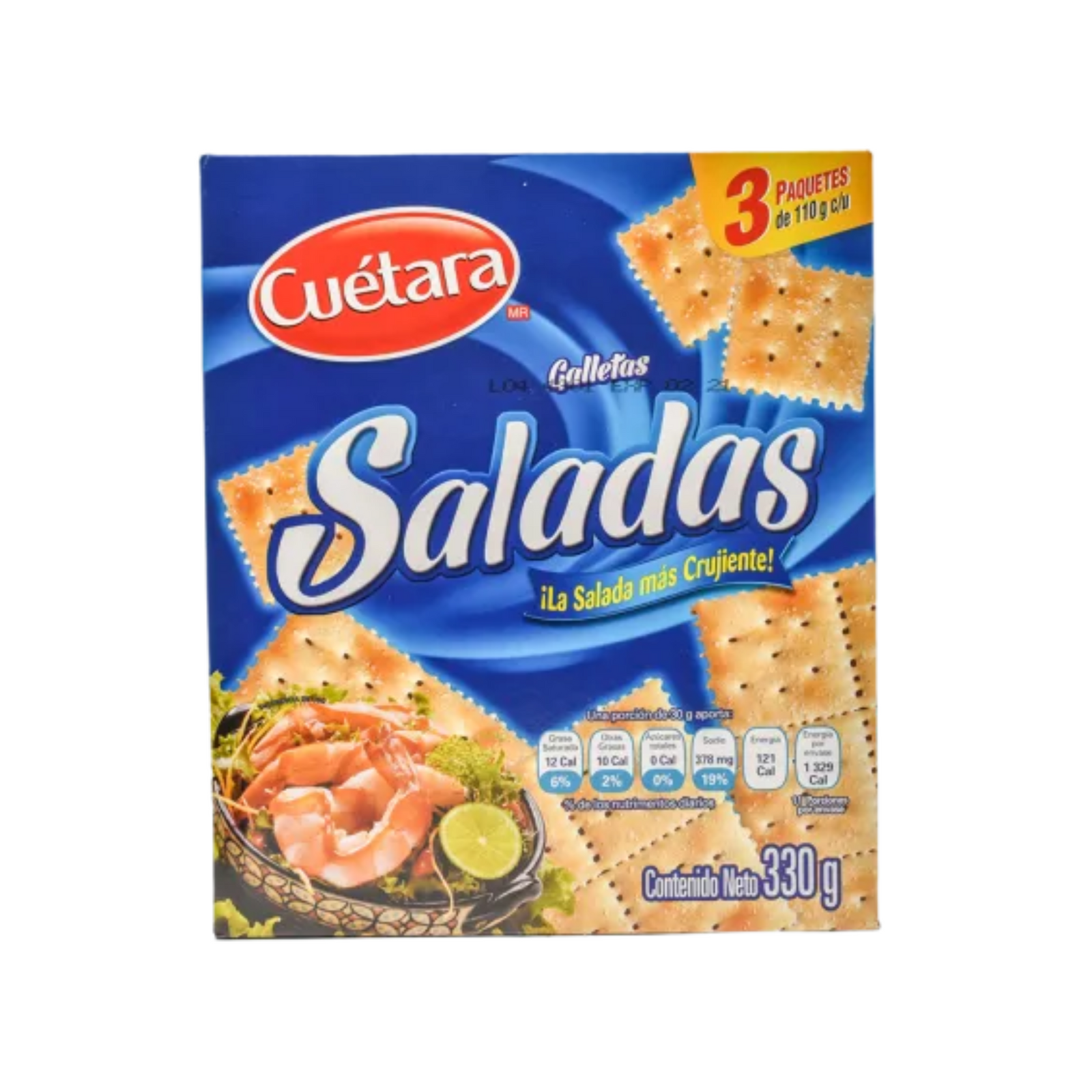 Cuetara Saladas 12/3ct