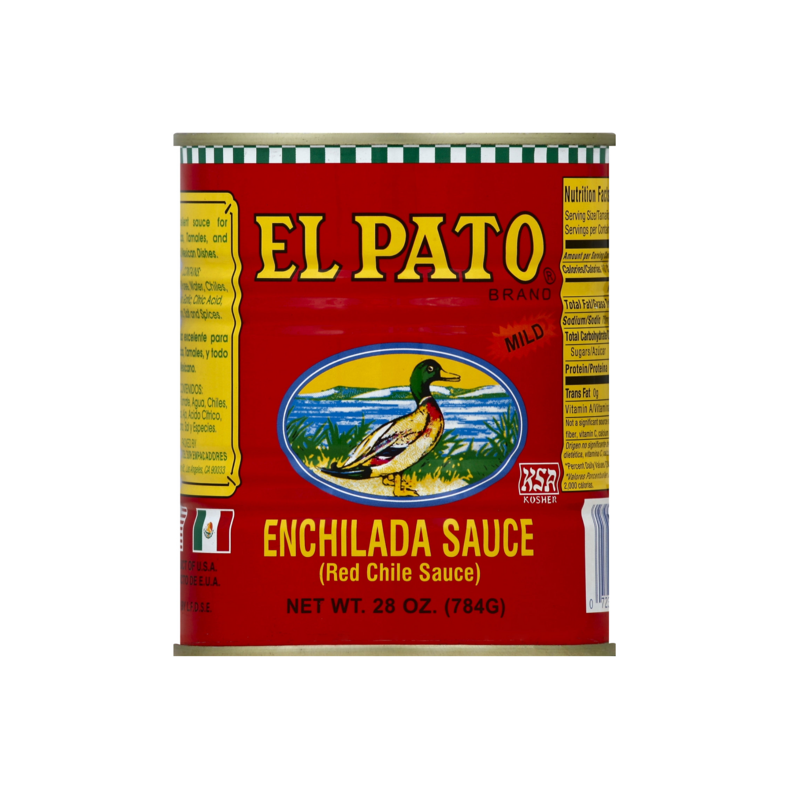 El Pato Enchilada Salsa 12/28oz