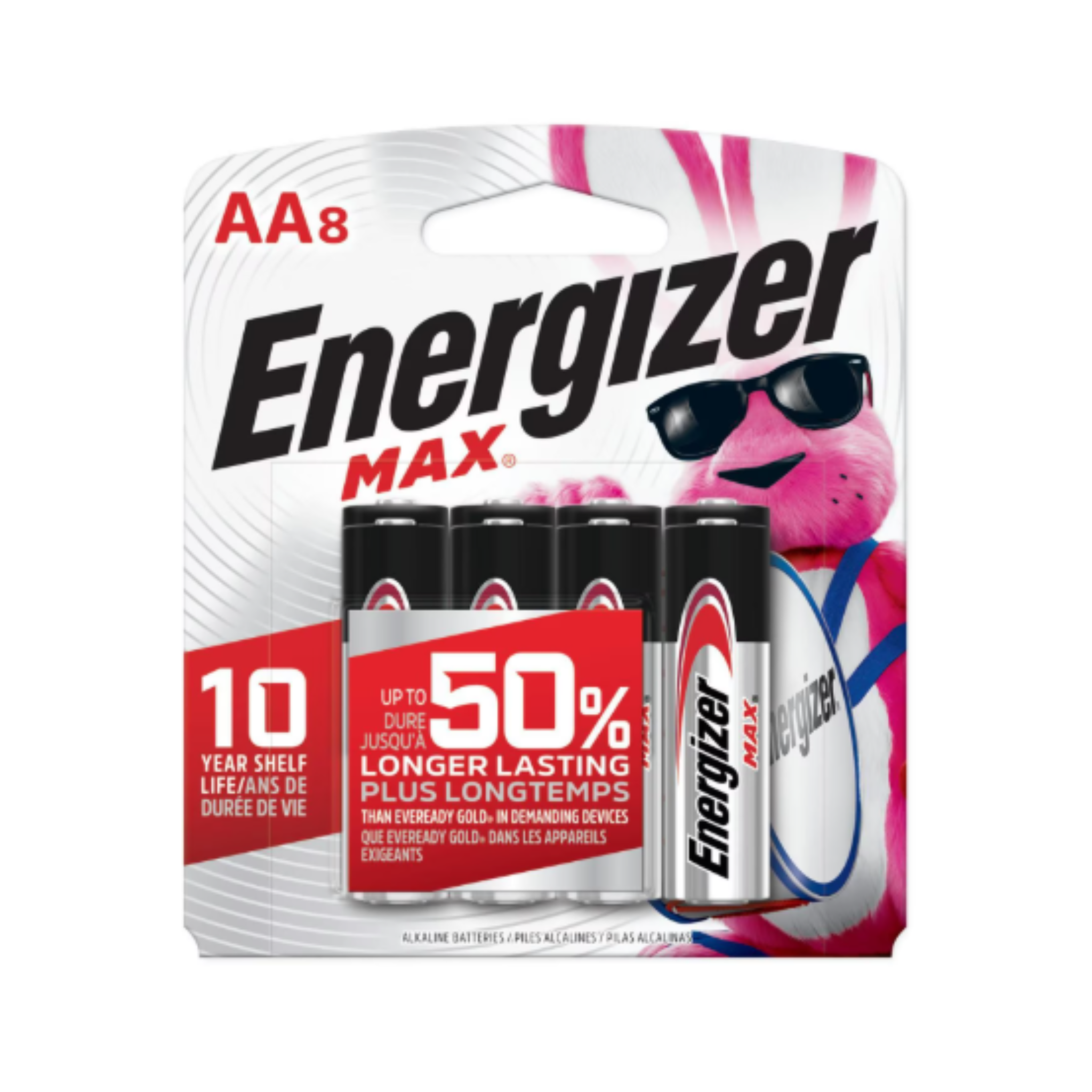 Energizer Max Batteries AA 8ct