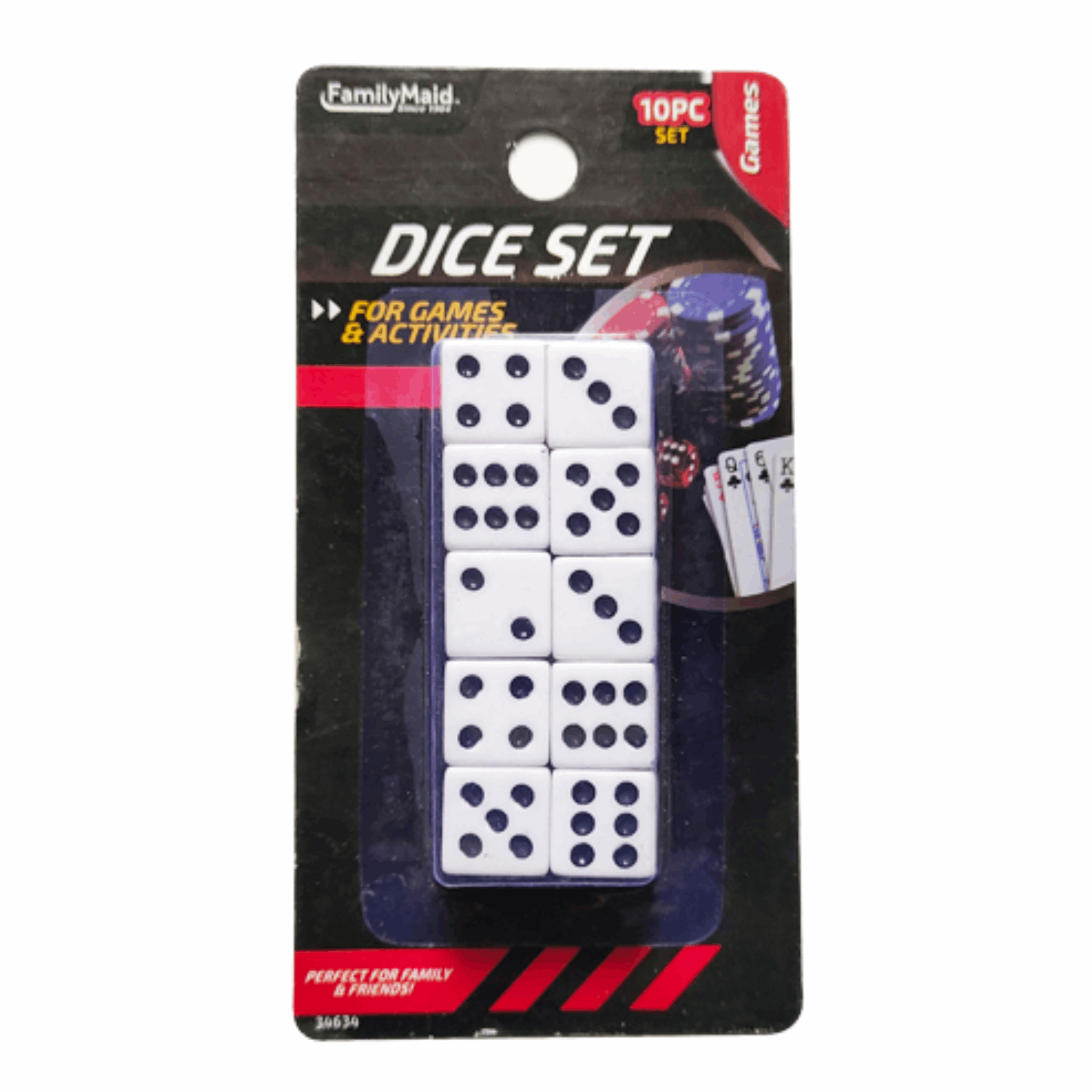 FamilyMaid Dice Set 12/10ct