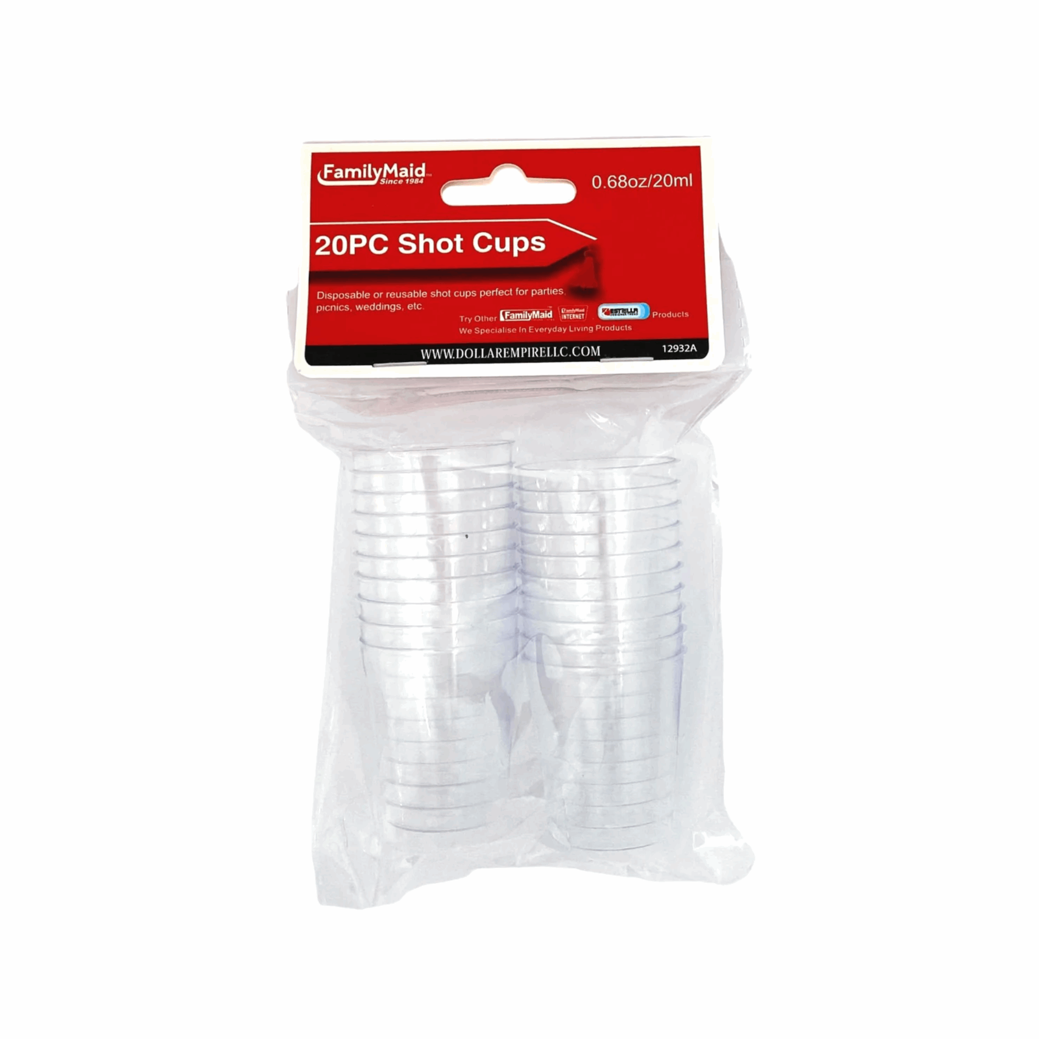 FamilyMaid Shot Cups 1oz 12/20ct