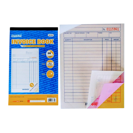 FamilyMaid Invoice Book 3 Part 12/1ct