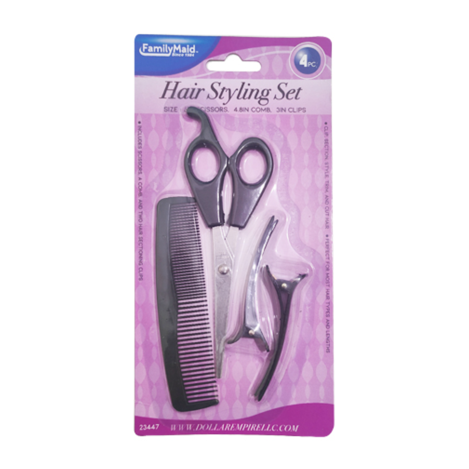 FamilyMaid Hair Styling Set 12/4ct
