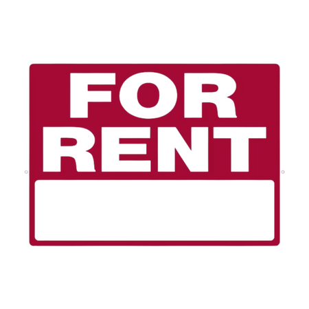 For Rent Sign Small 24/1ct