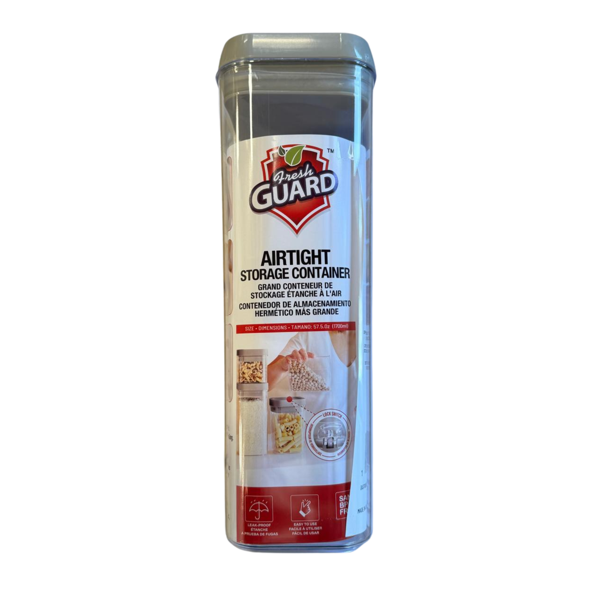 FreshGuard Airtight Storage Container Large 1/58oz
