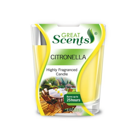 Great Scents Candle Citronella 12/3oz