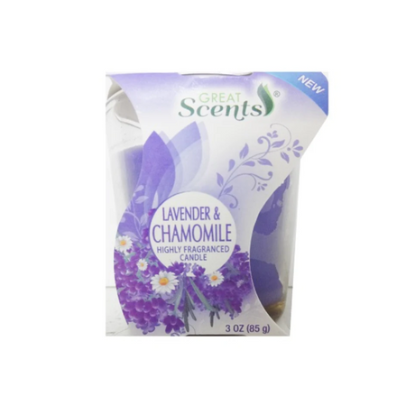 Great Scents Candle Lavender Chamomile 12/3oz