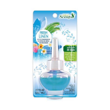 Great Scents Plug In Fresh Linen Scent 12/1ct