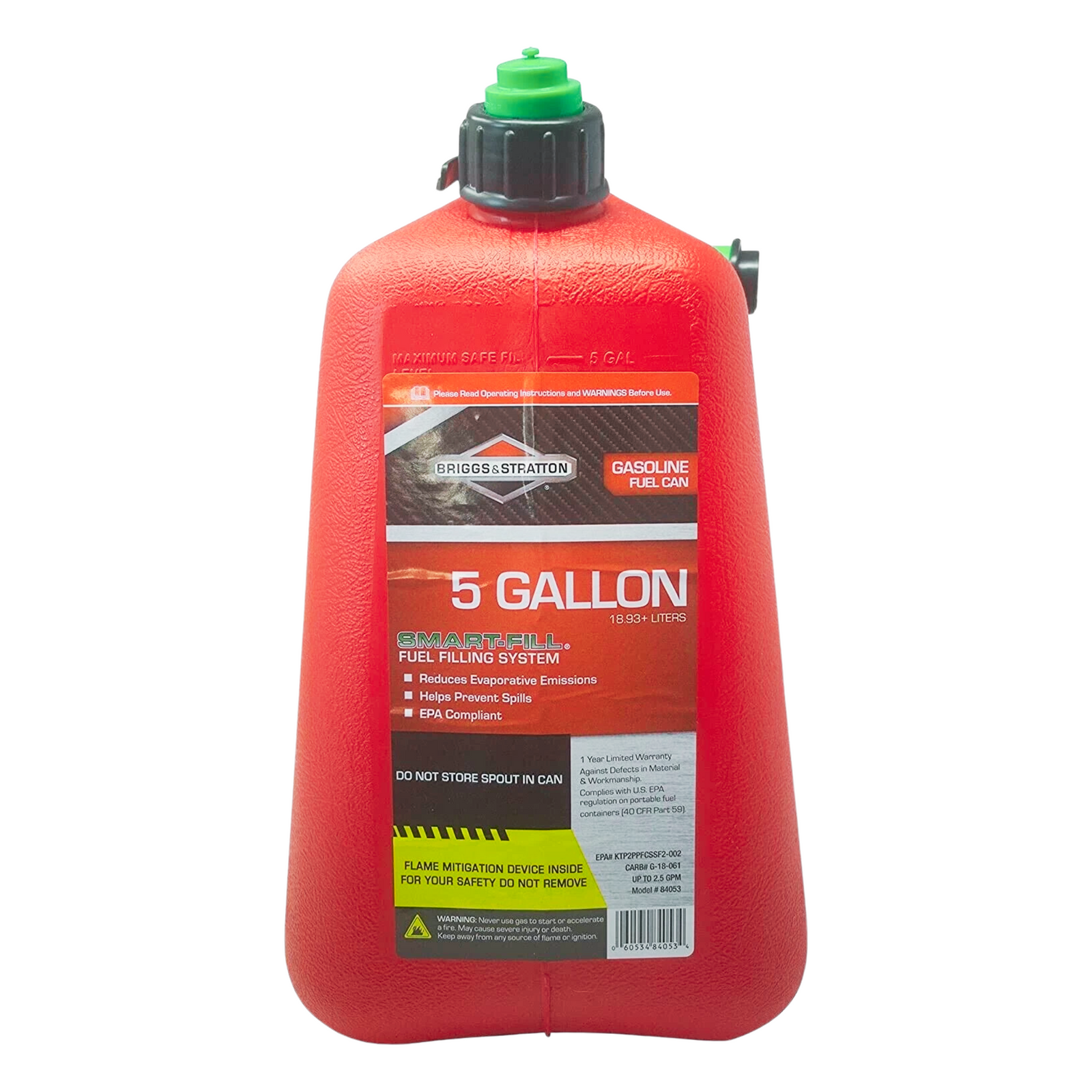Gas Fuel Can 5 Gal