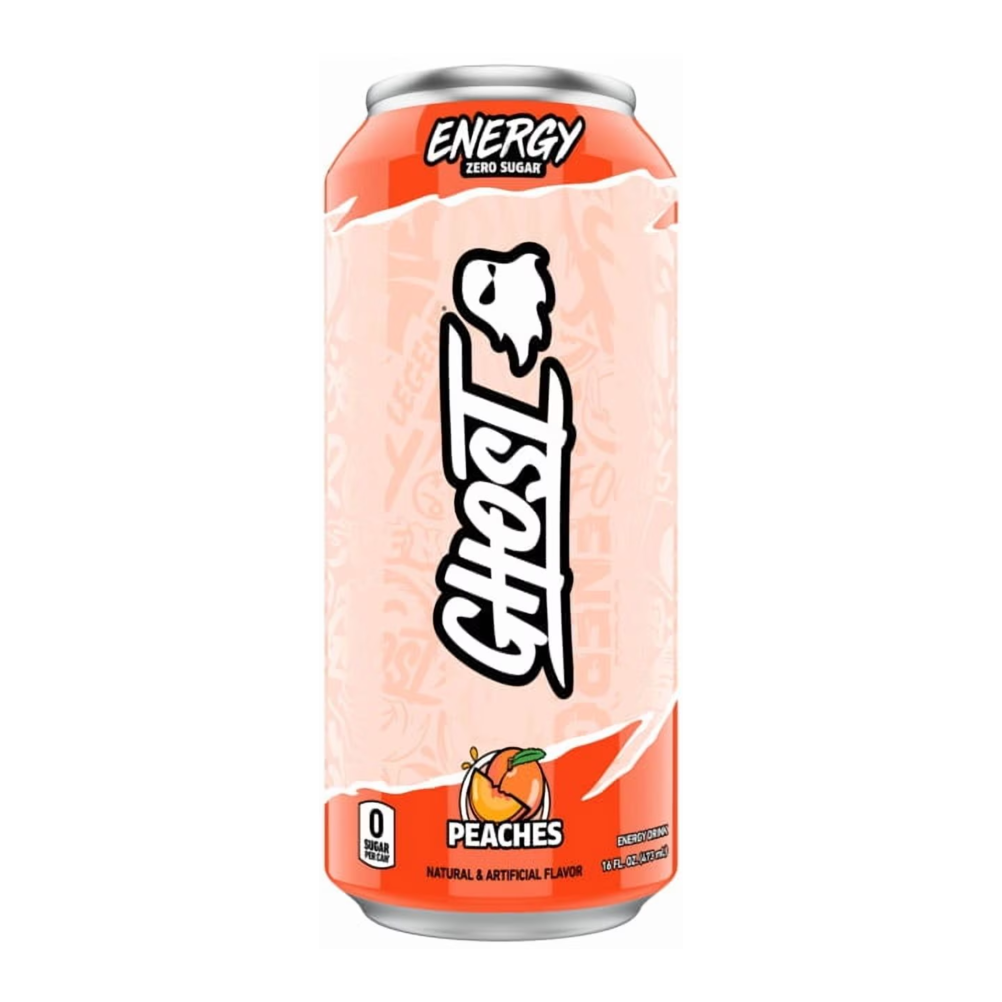 Ghost Peaches Energy Drink 12/16oz +0.60CRV