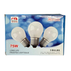 Global Brands Frosted Light Bulb 75W 40/3ct