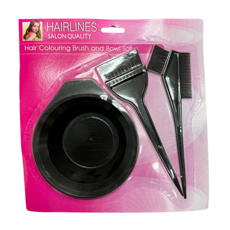 Hair Color Brush & Bowl Set 12/3ct