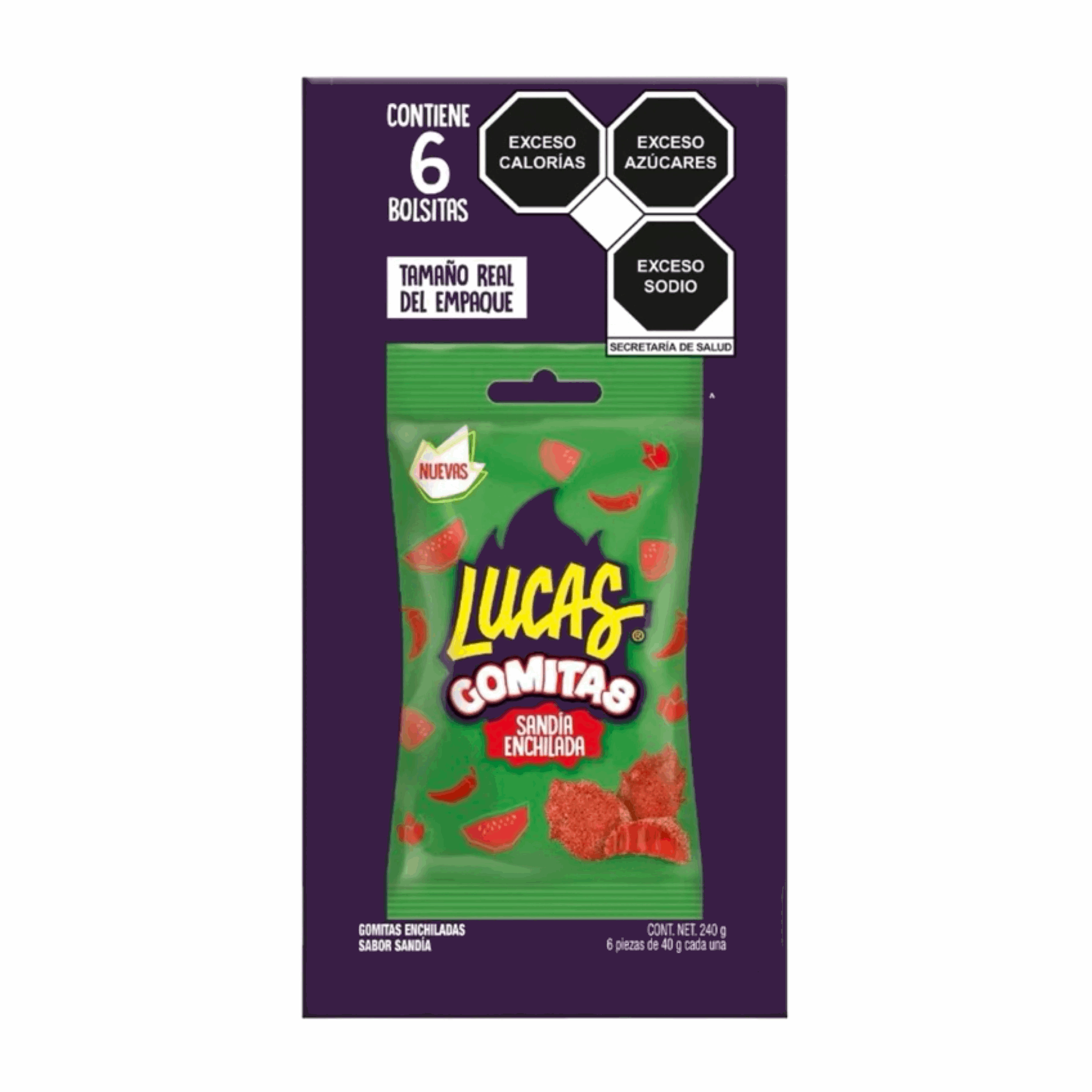 Lucas Gummies Sandia 6/1.41oz