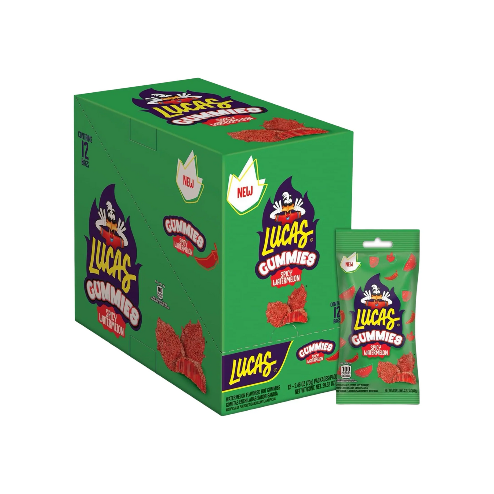 Lucas Gummies Sandia 12/2.46oz