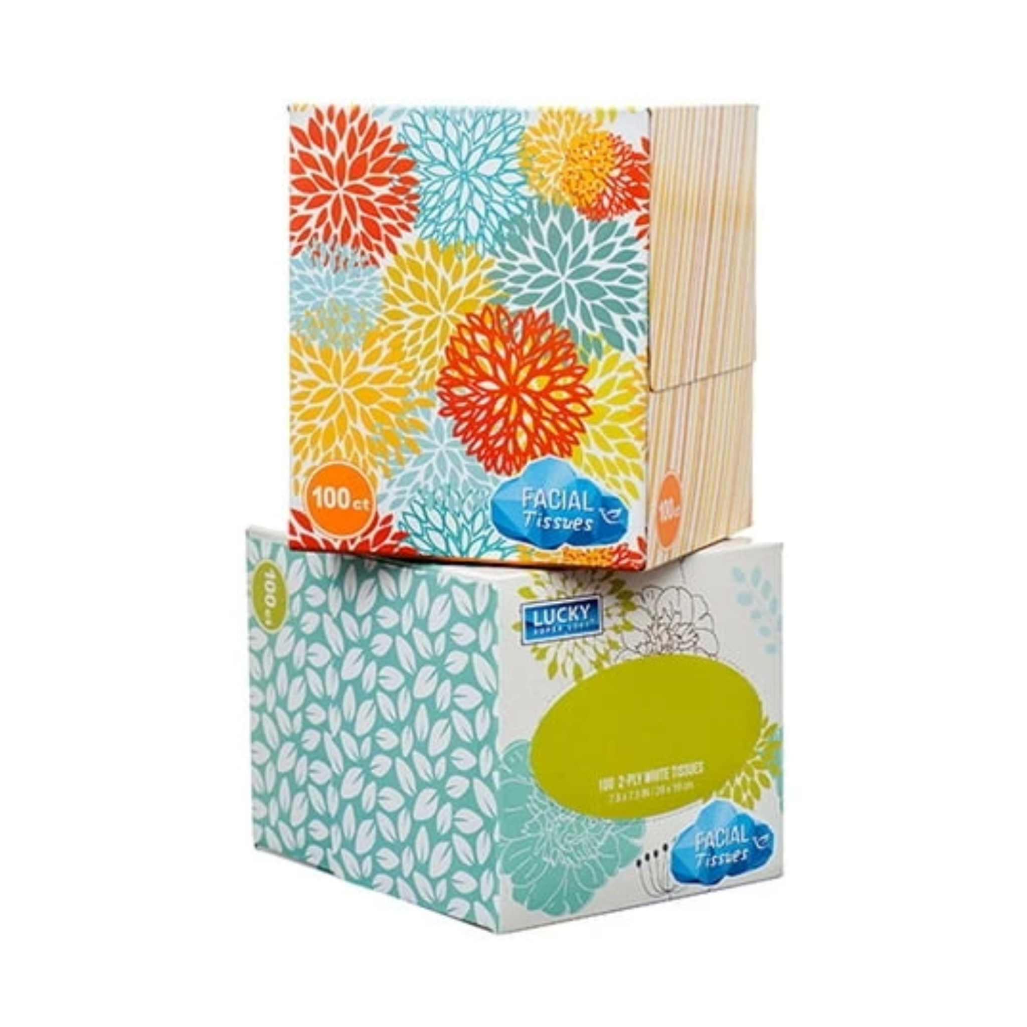 Lucky Facial Tissues 12/80ct