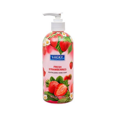 Lucky Soap Fresh Strawberry 12/13.5oz