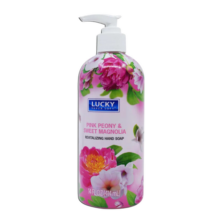 Lucky Soap Pink Peony 12/13.5oz