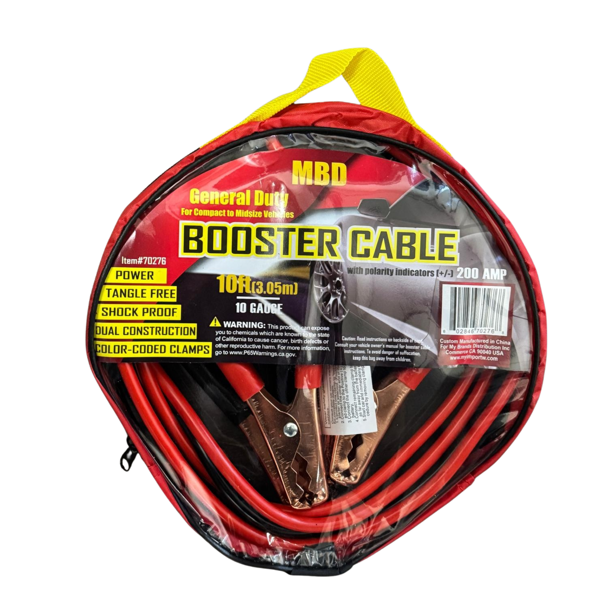 MBD Jumper Cable Set 10ft 10-Gauge