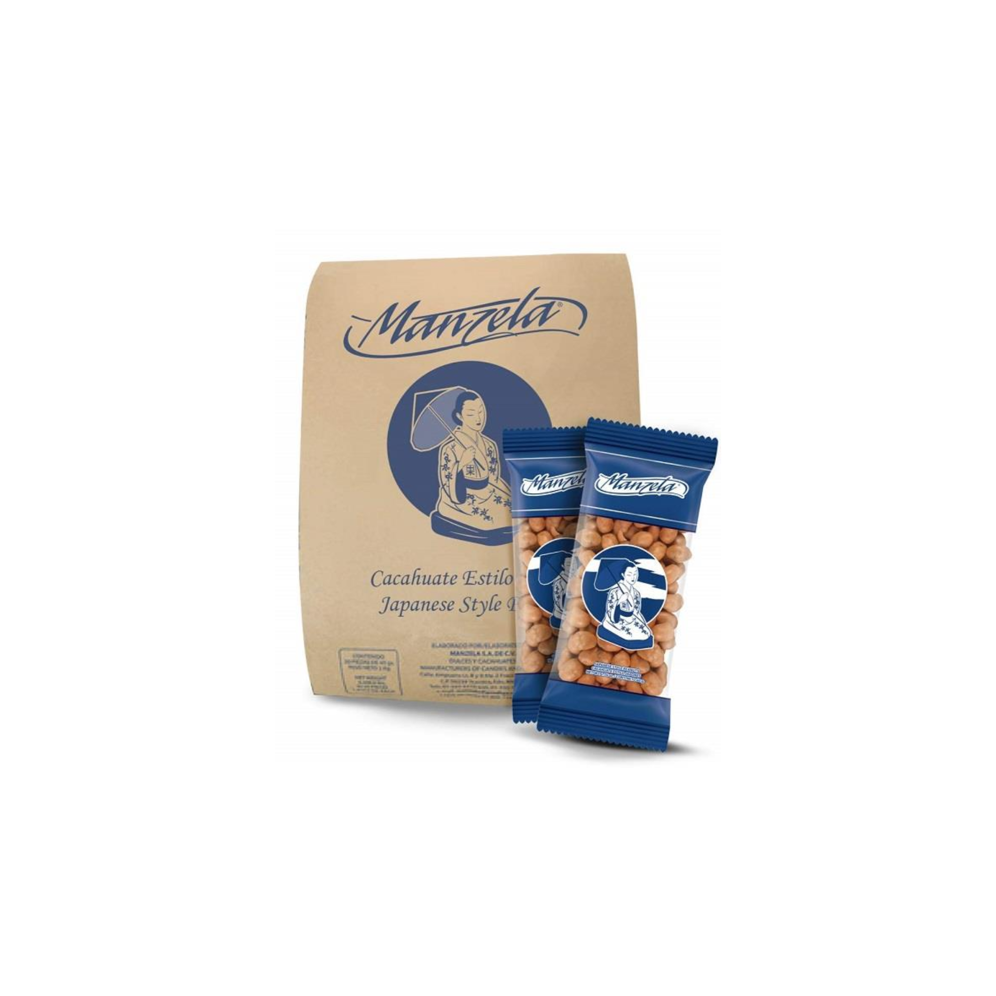 Manzela Japanese Peanuts 20g 50ct