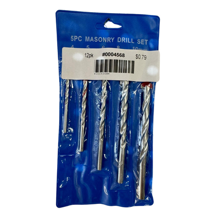 Masonry Drill Set 12/5ct