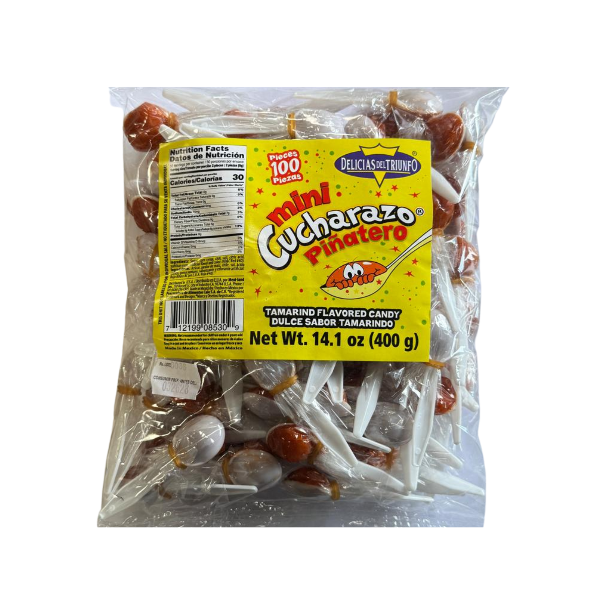 Mini Cucharazo Pinatero Spoon 100ct