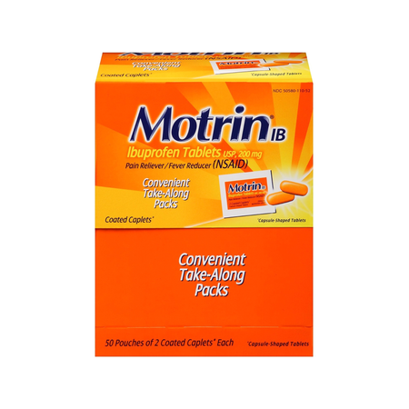 Motrin Ibuprofen 50pk of 2
