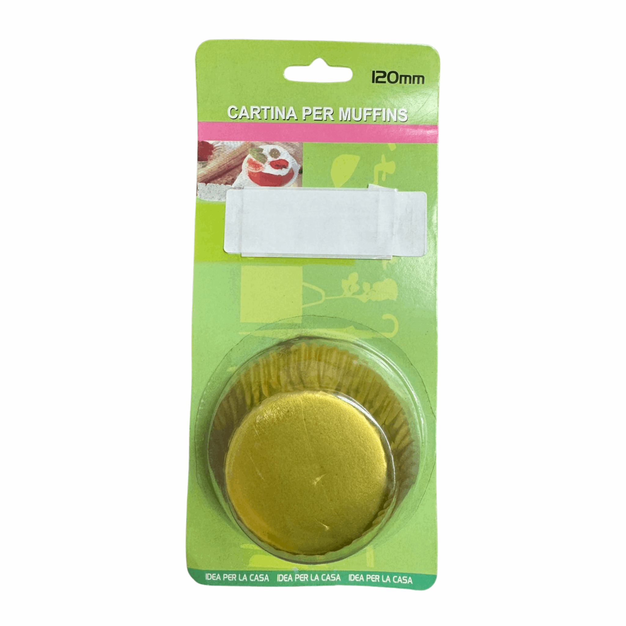 Muffin Baking Cups Gold 4.7" 24/25ct