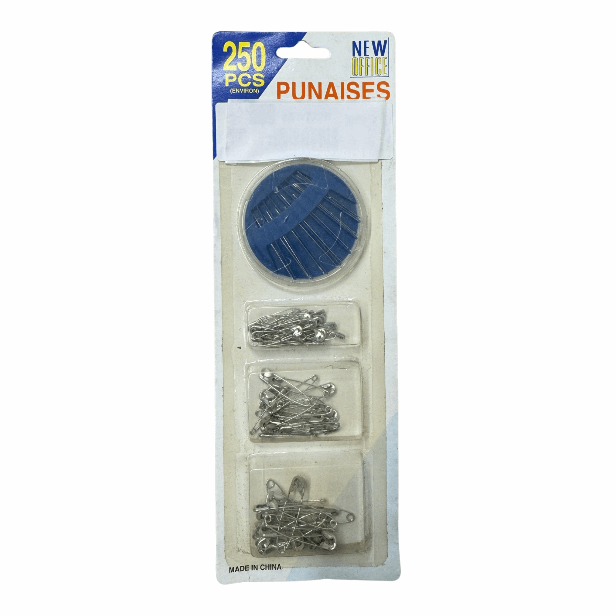 Needles & Saftey Pins Sewing Set 12/250ct