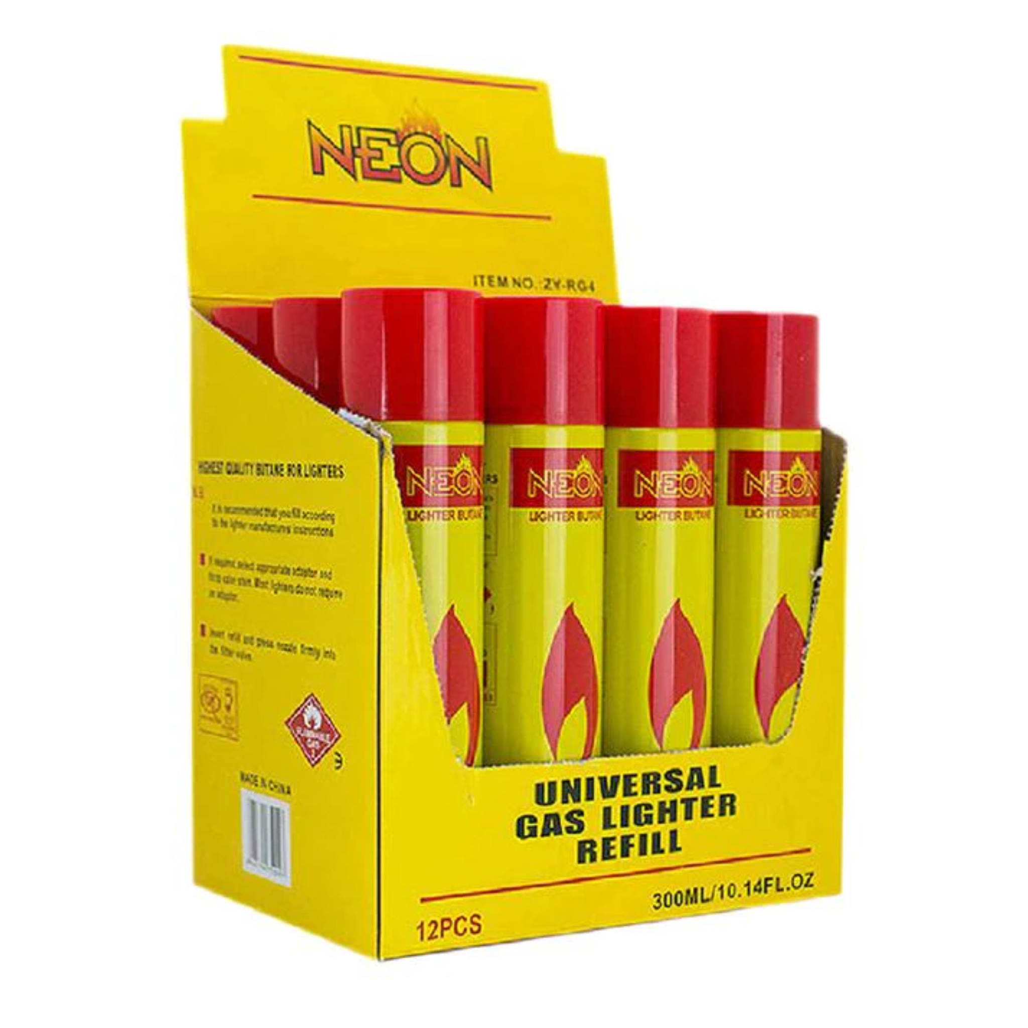 Neon Lighter Refill RG4 12/300ml