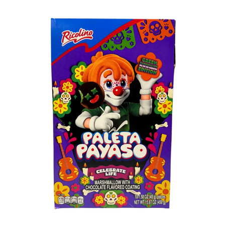 Paleta Payaso Halloween 10ct