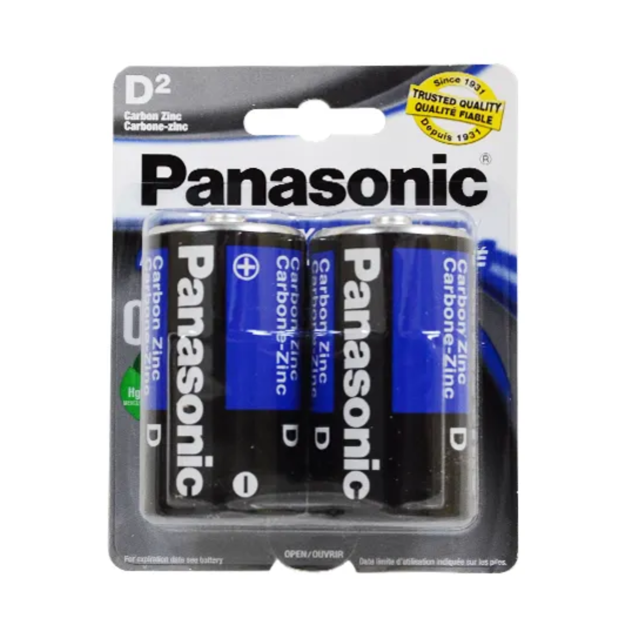 Panasonic Batteries D 12/2ct