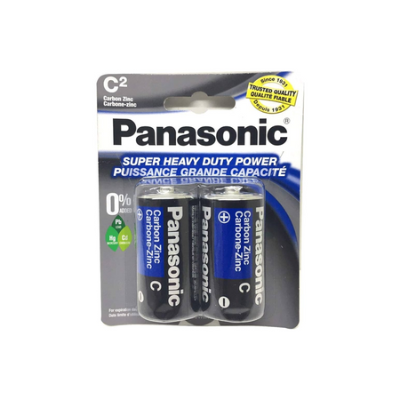 Panasonic Batteries C 12/2ct